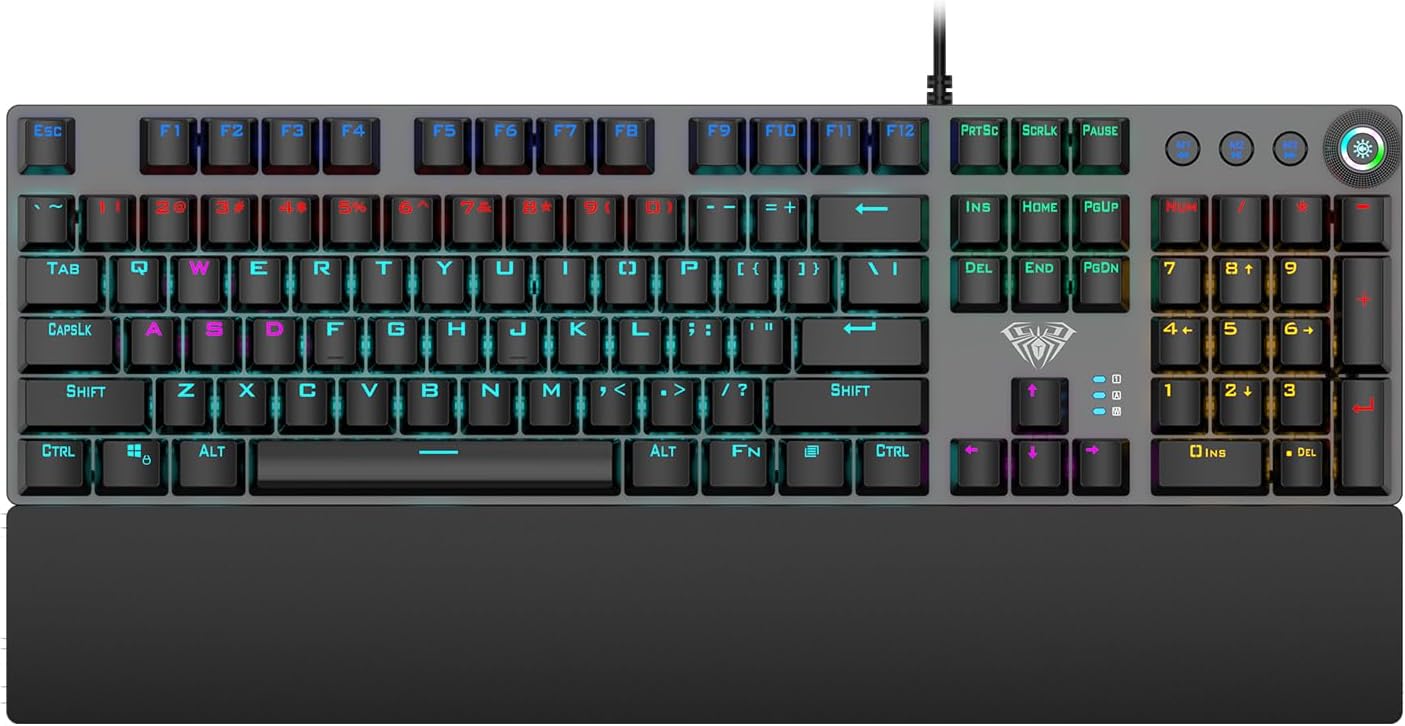 Aula Keyboard F2058 Mechanical Wired Blue Switch Aula Keyboard F2058 Mechanical Wired Blue Switch